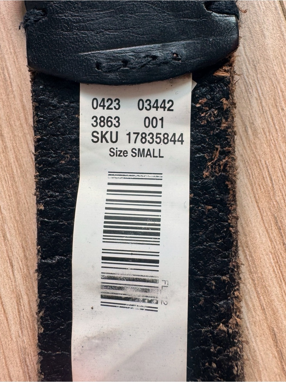 American Eagle Black Leather Belt Silver Buckle Classic Minimalist Capsule Punk - Picture 3 of 4